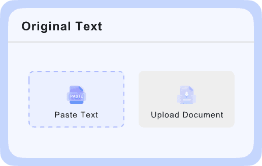 Upload or Paste Content