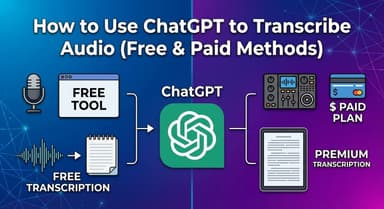 How to Use ChatGPT to Transcribe Audio (Free & Paid Methods)