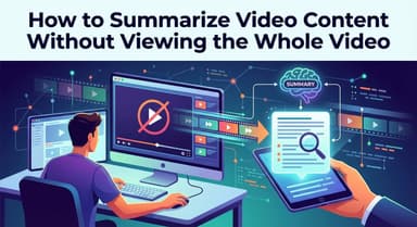 5 Ways to Summarize Video Content Without Viewing the Whole Video (2026 Guide)