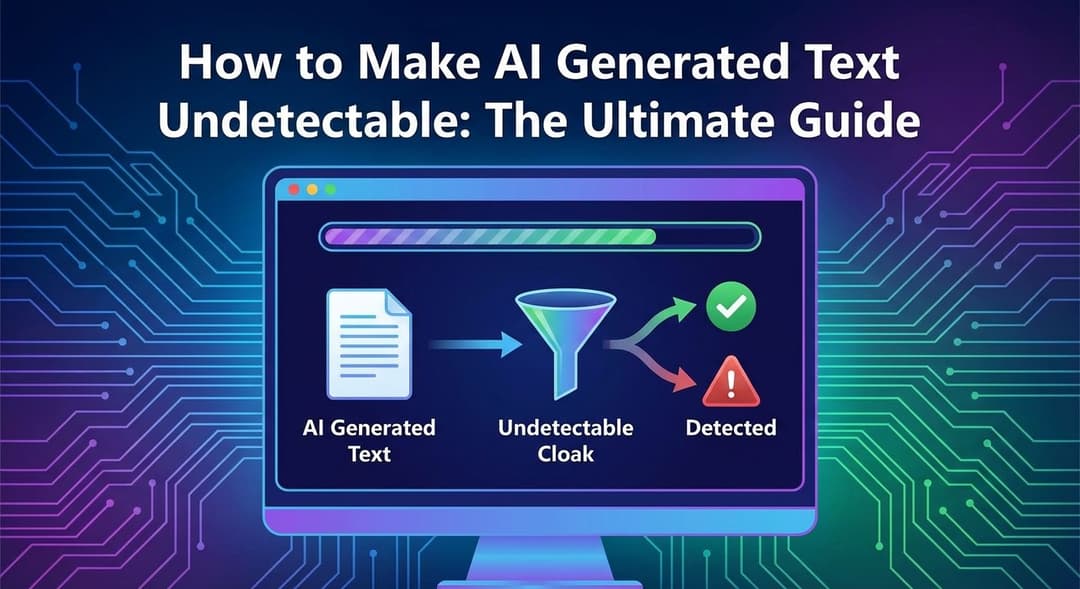 How to Make AI Generated Text Undetectable: The Ultimate Guide (2025)