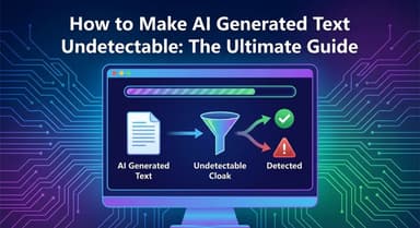 How to Make AI Generated Text Undetectable: The Ultimate Guide (2025)