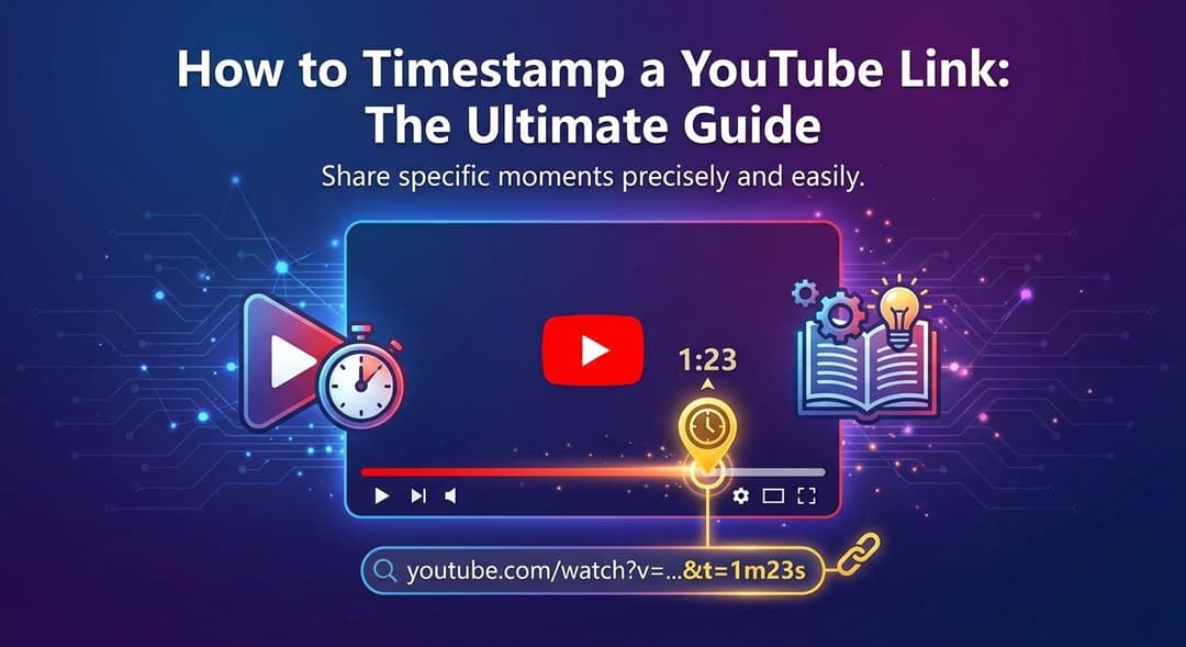 How to Timestamp a YouTube Link: The Ultimate Guide (Share, Extract & Create)