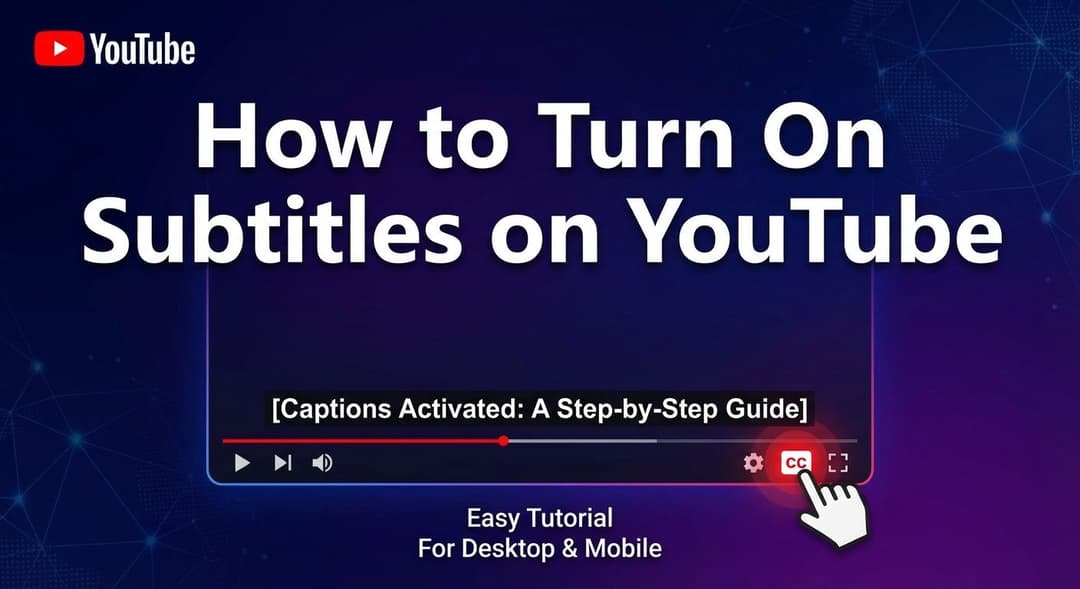 How to Turn On Subtitles on YouTube (Plus: How to Extract Them Instantly)