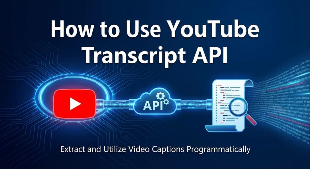 How to Use YouTube Transcript API (Plus the Best No-Code Alternatives)