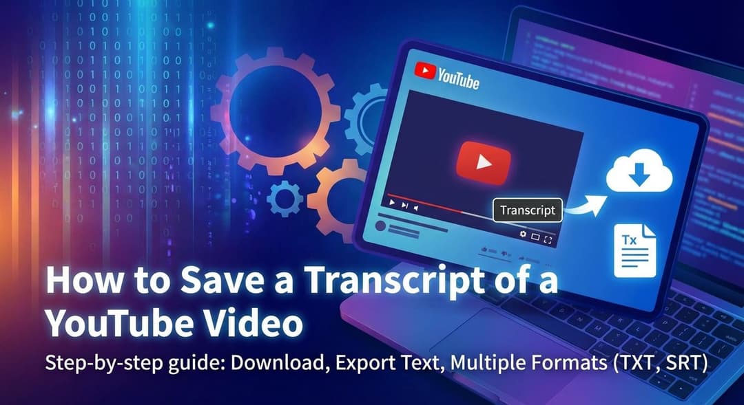 How to Save a Transcript of a YouTube Video (Fast, Free & AI-Powered Methods)