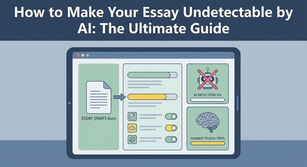 How to Make Your Essay Undetectable by AI: The Ultimate Guide (2026)