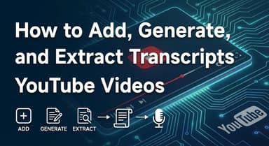 How to Add, Generate, and Extract Transcripts from YouTube Videos (Free & Fast)