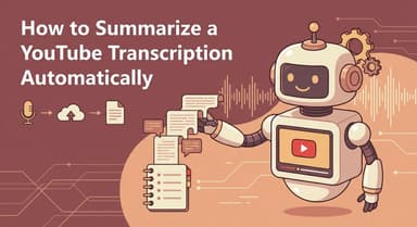 How to Summarize a YouTube Transcription Automatically (Free AI Tools)
