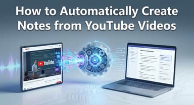 How to Automatically Create Notes from YouTube Videos (Free AI Tools & Visual Guides)