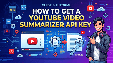 How to Get a YouTube Video Summarizer API Key (Or Skip the Setup Completely)
