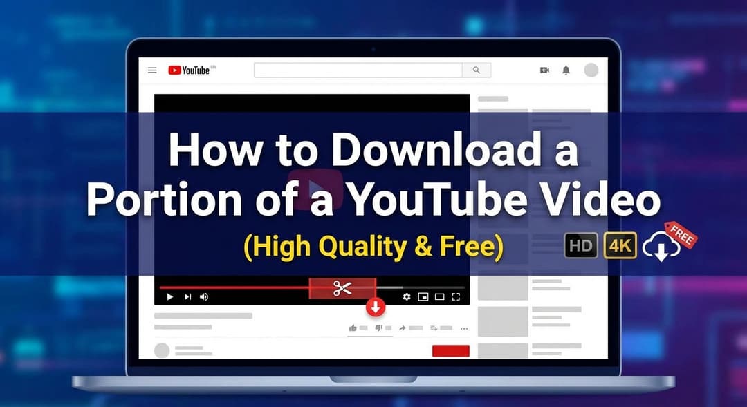 How to Download a Portion of a YouTube Video (High Quality & Free)