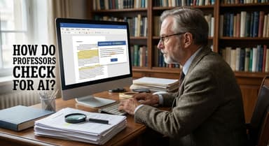 How Do Professors Check for AI? The Student’s Guide to Detection & Verification