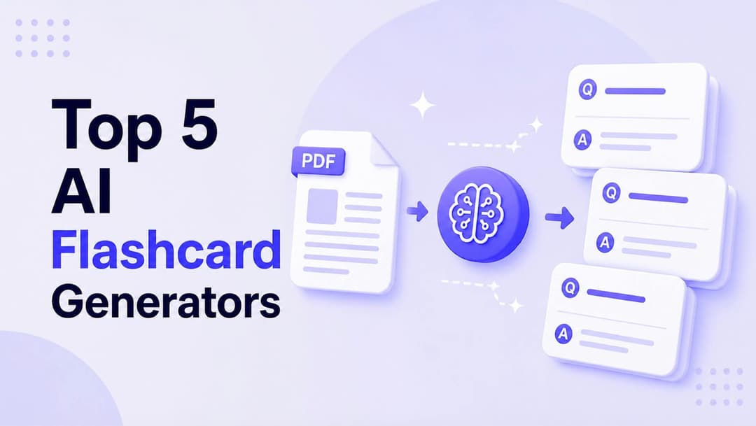 The 5 Best AI Flashcard Generators (Tested & Reviewed)
