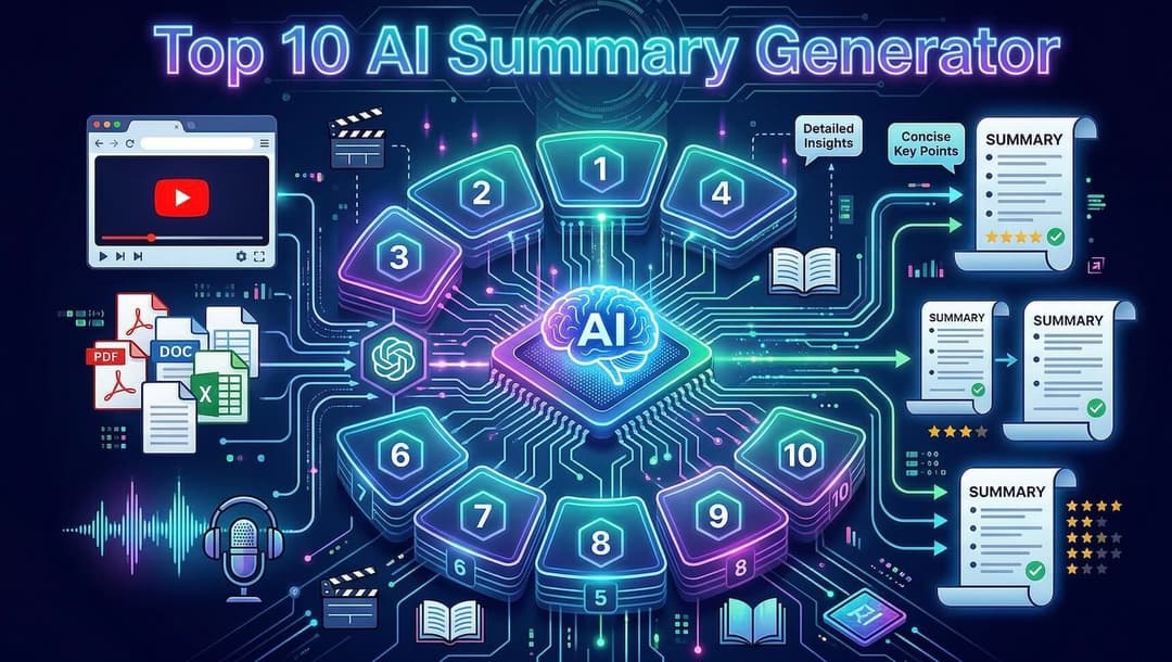 10 Best AI Summary Generators: Tools to Condense Information Fast [2026]