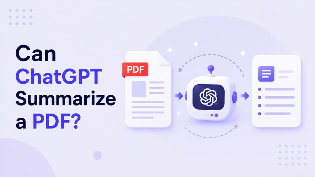 Can ChatGPT Summarize a PDF? 3 Methods and Key Limitations