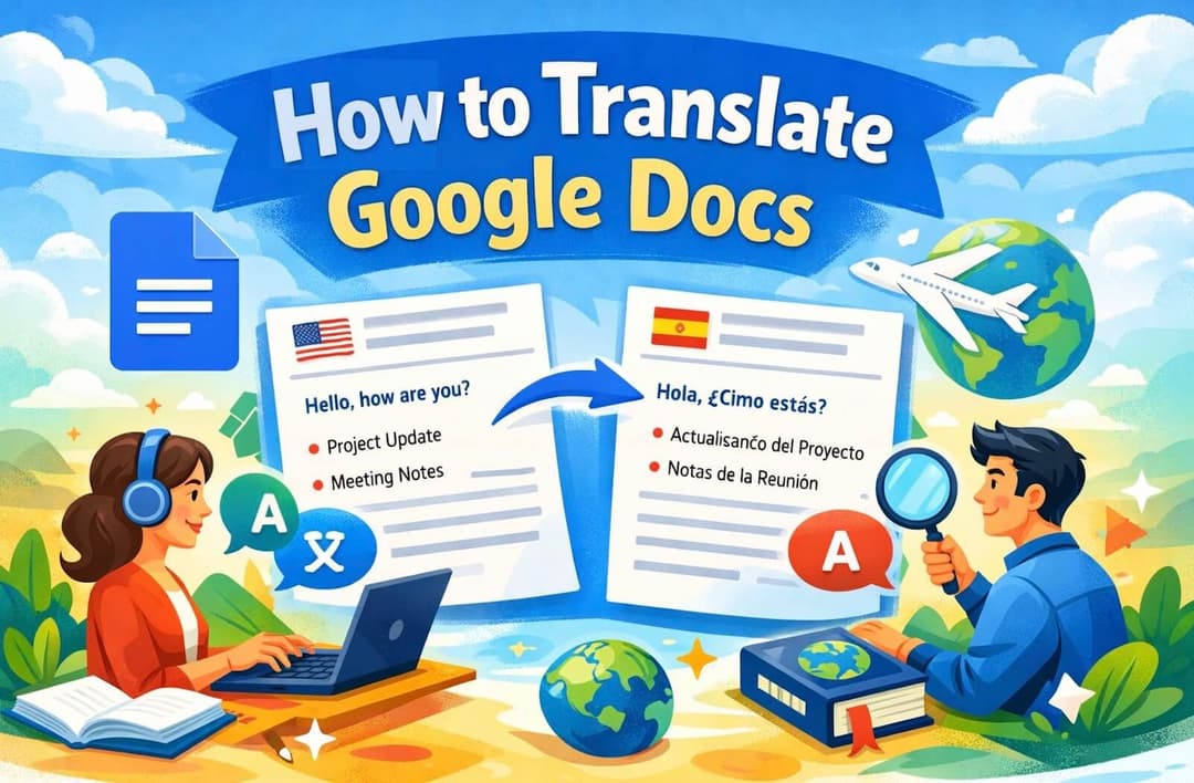 How to Translate a Google Doc: 3 Easy Methods