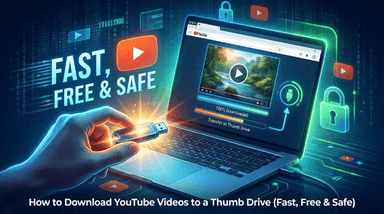How to Download YouTube Videos to a Thumb Drive (Fast, Free & Safe)