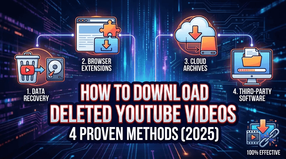 How to Download Deleted YouTube Videos: 4 Proven Methods (2026)