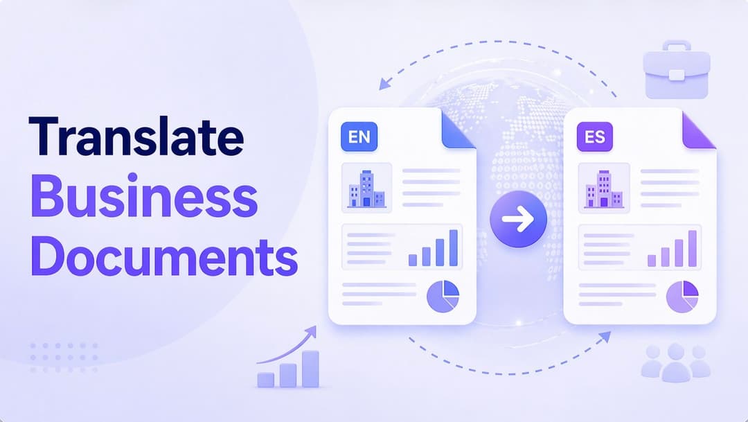 How to Translate Business Documents (Accurate & Professional Guide)