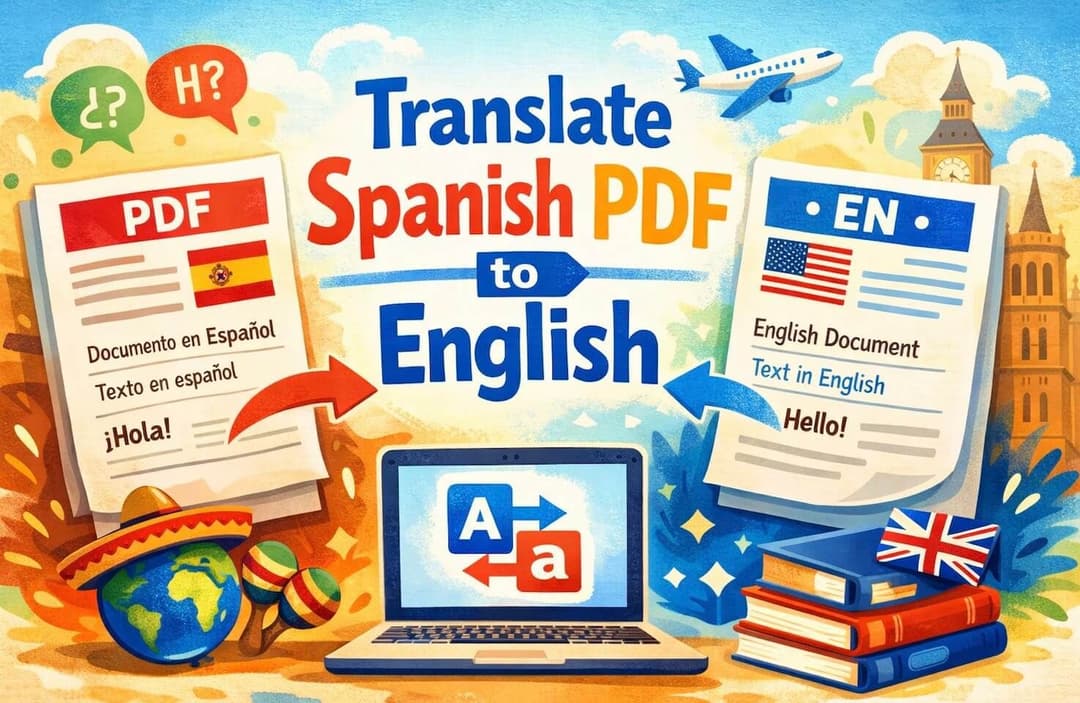 How to Translate a PDF from Spanish to English (Step-by-Step Guide)