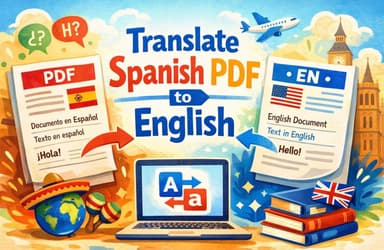 How to Translate a PDF from Spanish to English (Step-by-Step Guide)